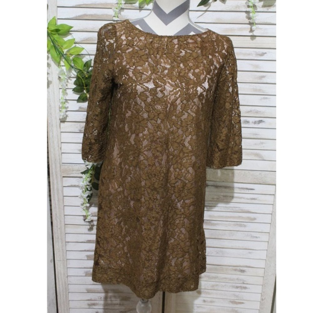 Fossil lace overlay dress (1367)🔮